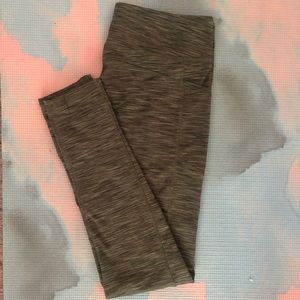 Space dye Green Leggings